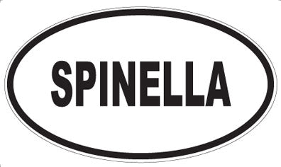 SPINELLA - Oval Sticker