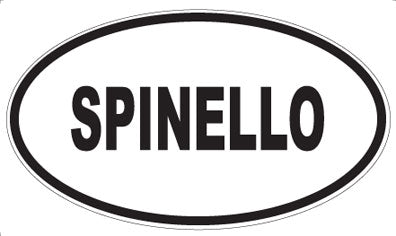 SPINELLO - Oval Sticker