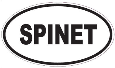 SPINET - Oval Sticker