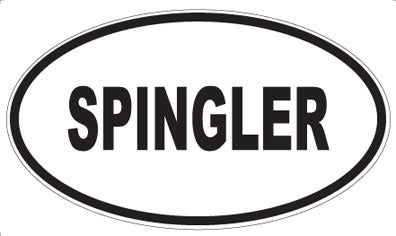 SPINGLER - Oval Sticker