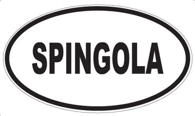 SPINGOLA - Oval Magnet