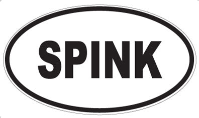 SPINK - Oval Sticker