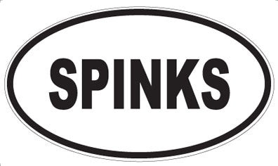 SPINKS - Oval Magnet