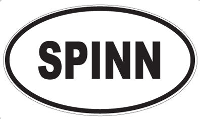 SPINN - Oval Sticker