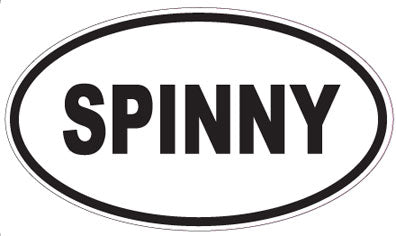 SPINNY - Oval Sticker