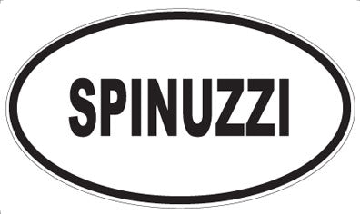SPINUZZI - Oval Sticker