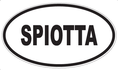 SPIOTTA - Oval Magnet