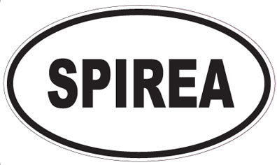 SPIREA - Oval Sticker