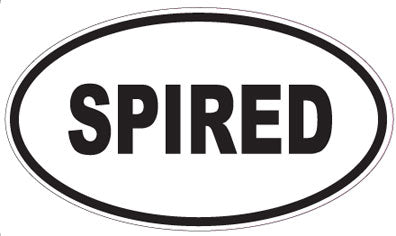 SPIRED - Oval Sticker