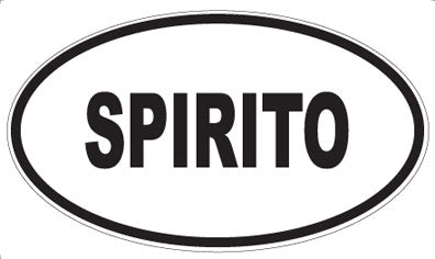 SPIRITO - Oval Magnet