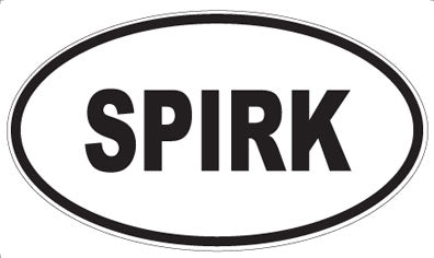 SPIRK - Oval Sticker