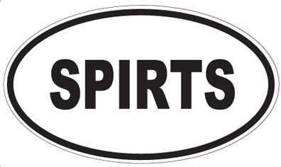 SPIRTS - Oval Sticker