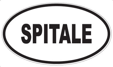 SPITALE - Oval Sticker