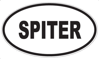 SPITER - Oval Magnet