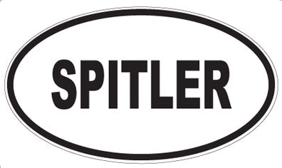 SPITLER - Oval Sticker