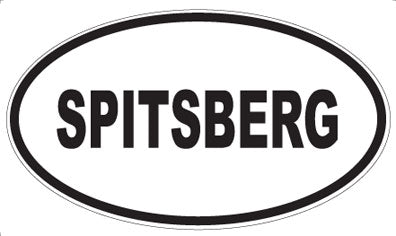 SPITSBERG - Oval Magnet