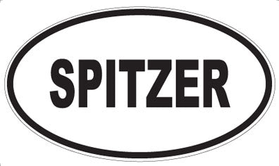 SPITZER - Oval Sticker