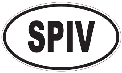 SPIV - Oval Sticker
