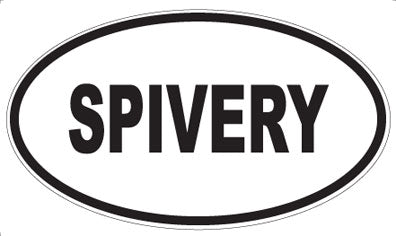 SPIVERY - Oval Sticker