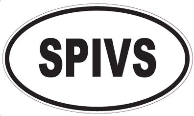 SPIVS - Oval Sticker
