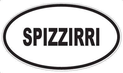 SPIZZIRRI - Oval Magnet
