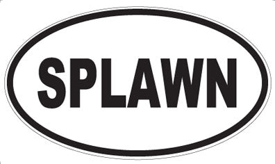 SPLAWN - Oval Magnet