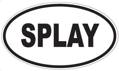 SPLAY - Oval Magnet