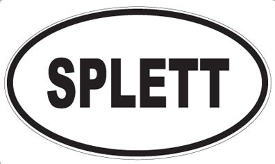 SPLETT - Oval Magnet