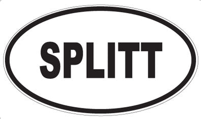 SPLITT - Oval Magnet