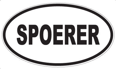 SPOERER - Oval Magnet