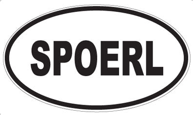 SPOERL - Oval Sticker