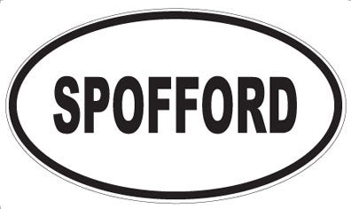 SPOFFORD - Oval Sticker