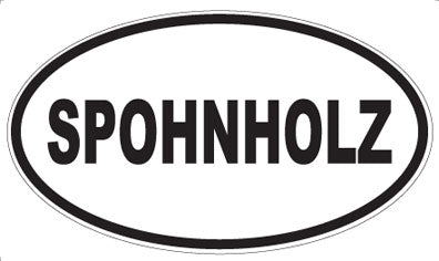 SPOHNHOLZ - Oval Magnet
