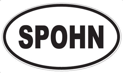 SPOHN - Oval Magnet