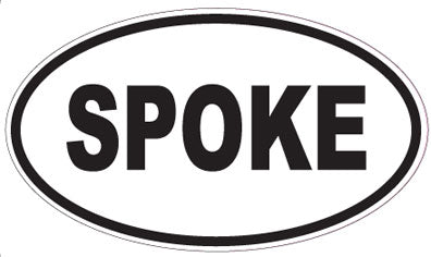 SPOKE - Oval Magnet