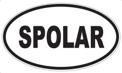 SPOLAR - Oval Sticker