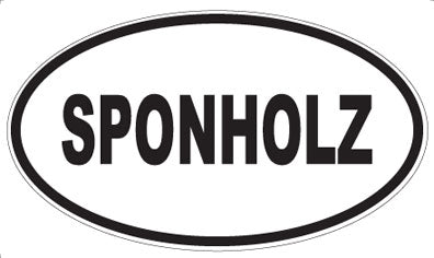 SPONHOLZ - Oval Magnet