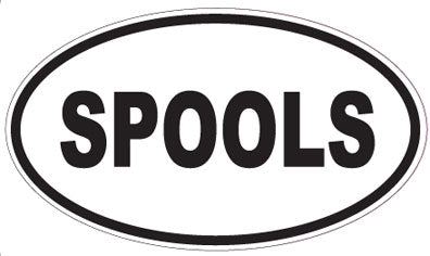 SPOOLS - Oval Sticker