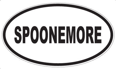 SPOONEMORE - Oval Magnet