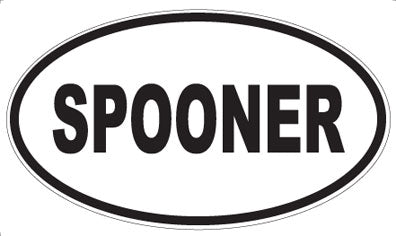 SPOONER - Oval Sticker