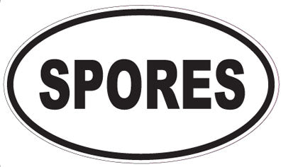 SPORES - Oval Sticker