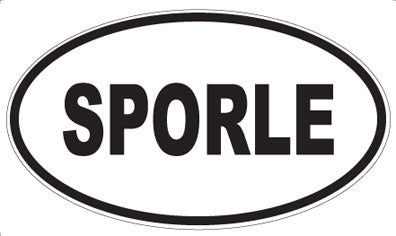 SPORLE - Oval Magnet