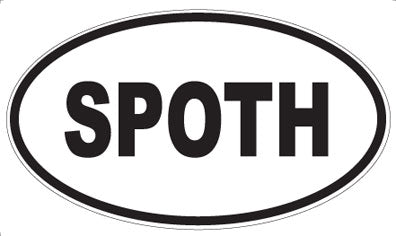 SPOTH - Oval Sticker