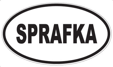SPRAFKA - Oval Magnet