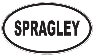SPRAGLEY - Oval Sticker