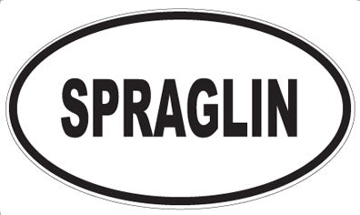 SPRAGLIN - Oval Magnet