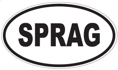 SPRAG - Oval Magnet