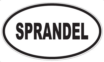 SPRANDEL - Oval Magnet