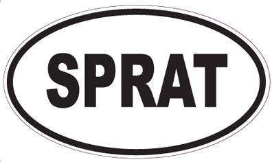 SPRAT - Oval Magnet