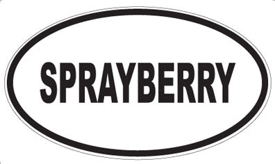 SPRAYBERRY - Oval Magnet